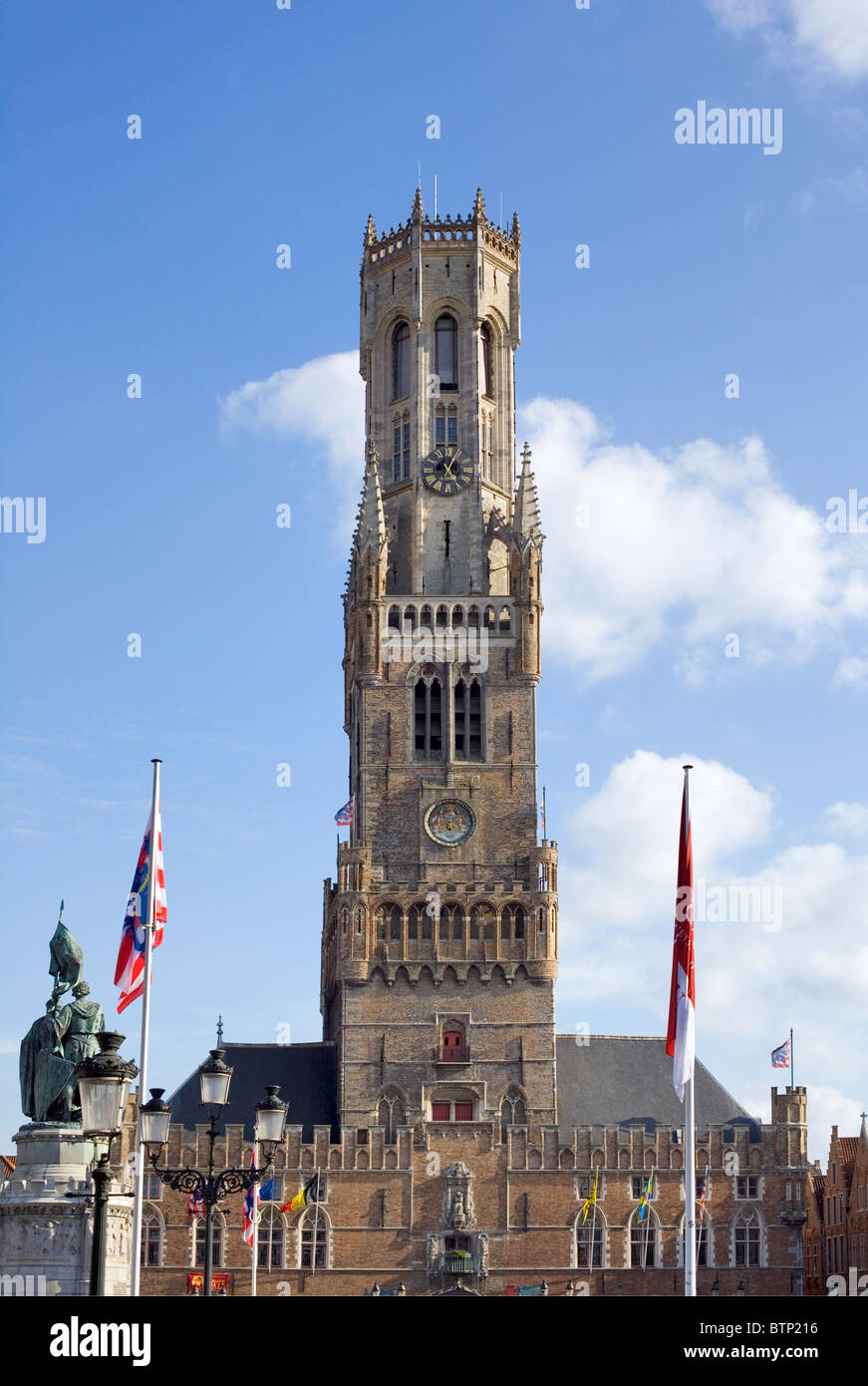 Il Campanile Bruges, Belgio, Europa Foto Stock