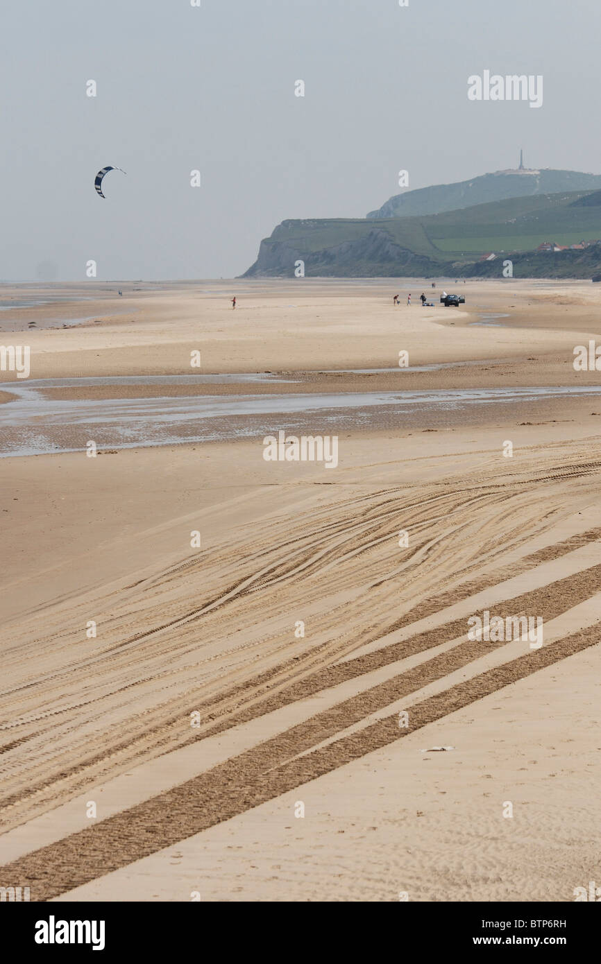 Francia Nord Pas de Calais, Spiaggia di Wissan Foto Stock