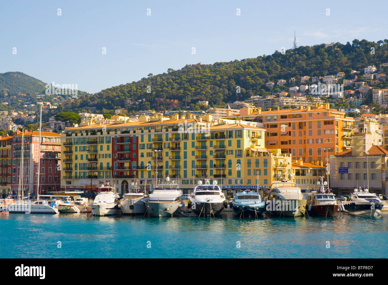 Porto Porto di Nizza, Cote d'Azur, in Francia Foto Stock