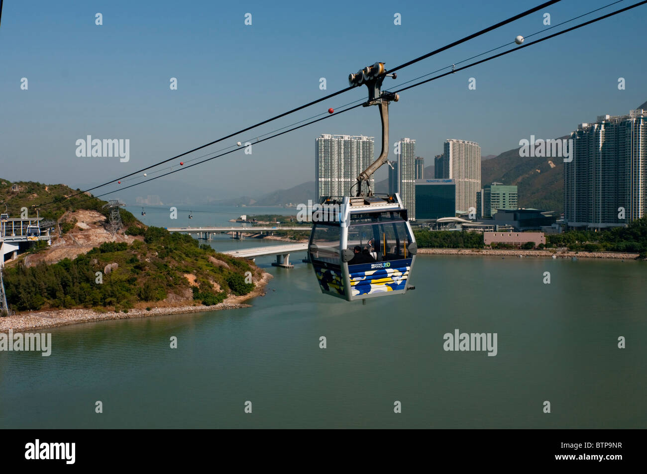 Asia, Cina, Hong Kong, Lantau, Ngong Ping 360 Foto Stock