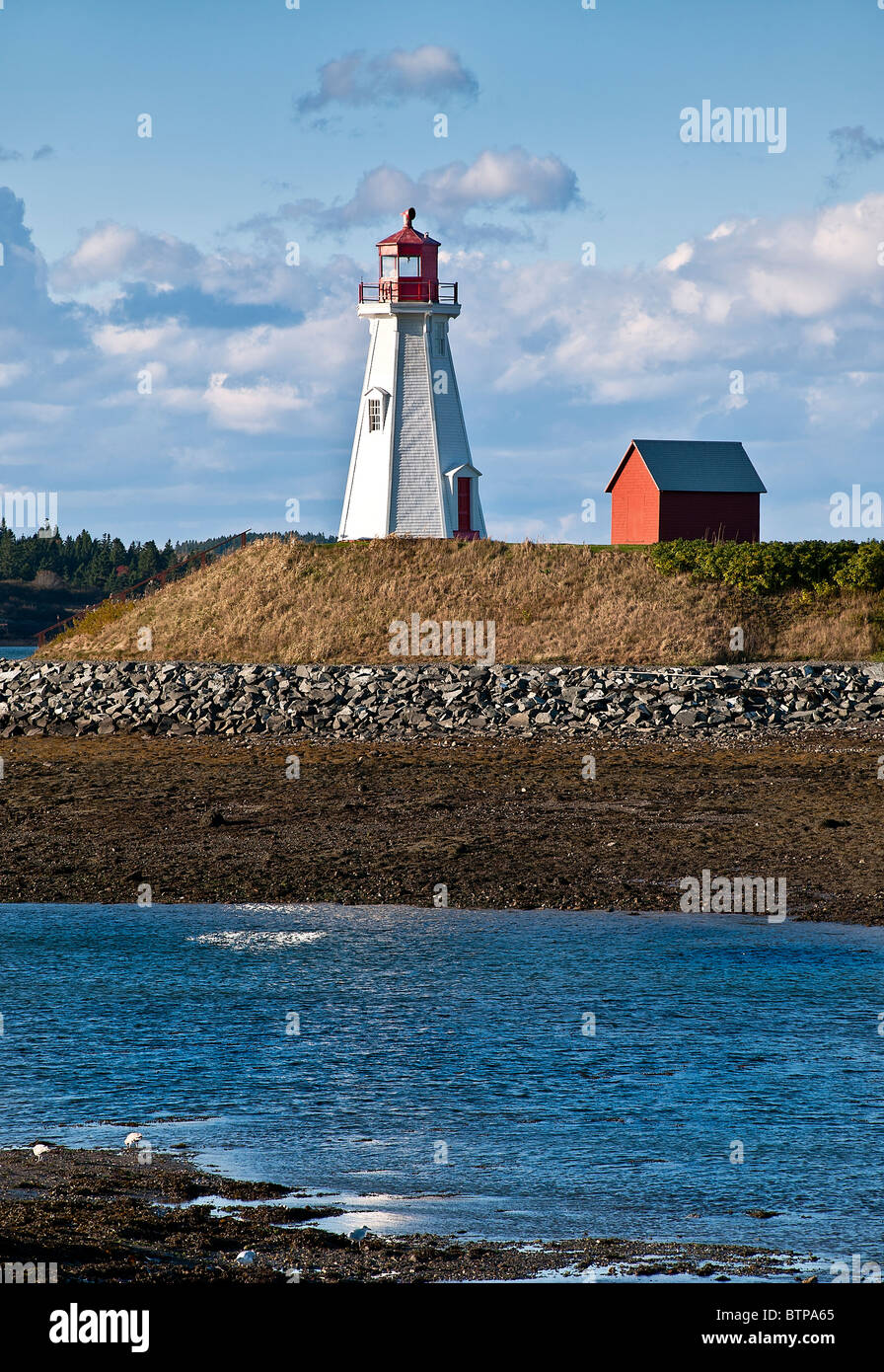 Mulholland faro, New Brunswick, Campobello, Canada Foto Stock