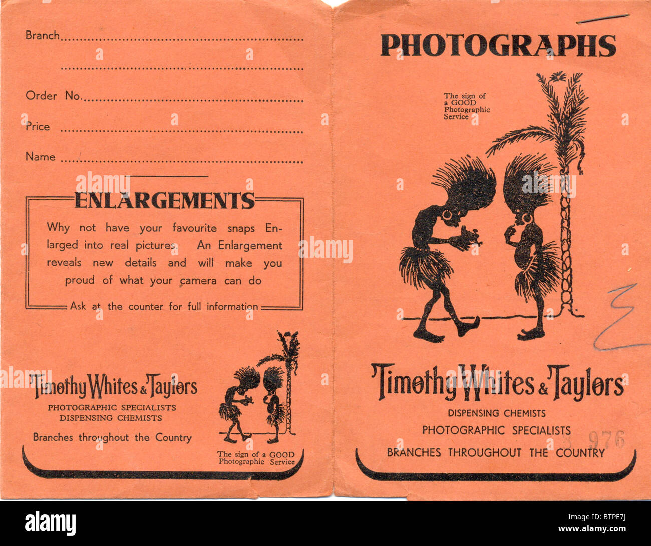 Portafoglio di pellicola circa 1933 Foto Stock