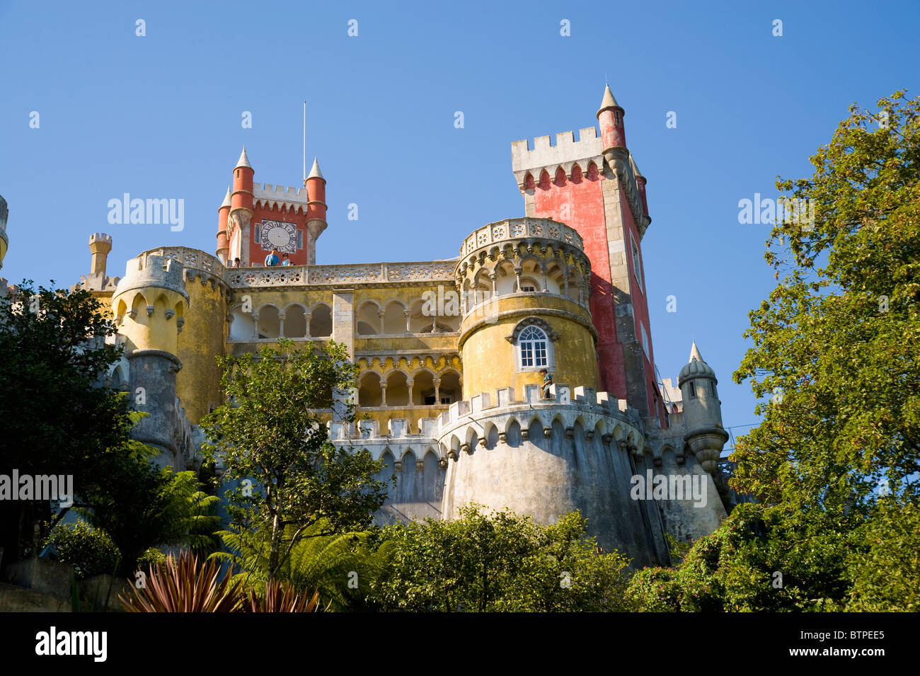 Pena Palace, Sintra, Portogallo Foto Stock