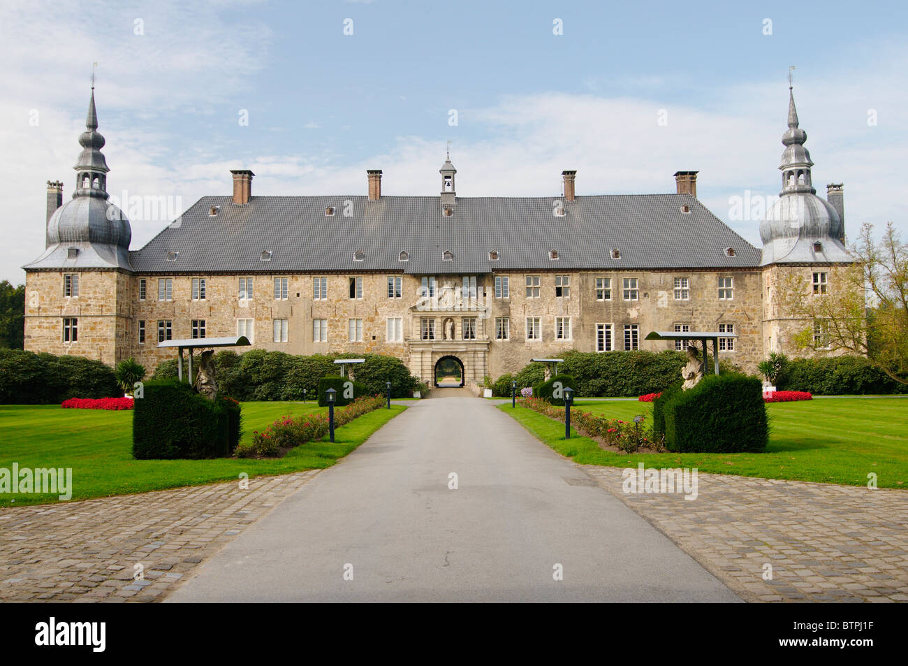 Germania, Münsterland, Schloss Lembeck, facciata di un edificio Foto Stock