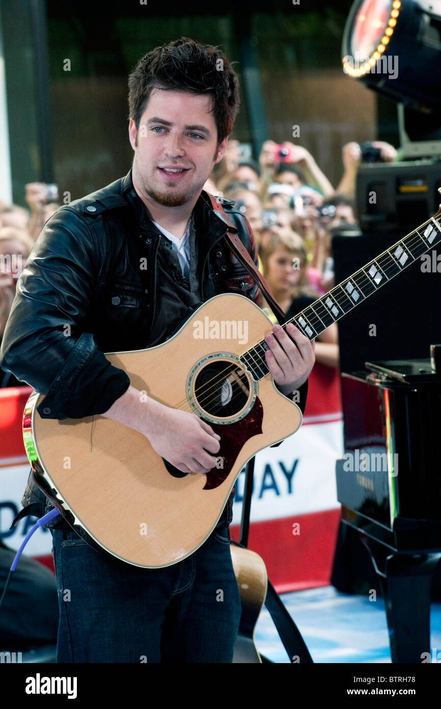 La NBC Today Show Concerto con vincitrice del premio American Idol e Runner-Up Foto Stock