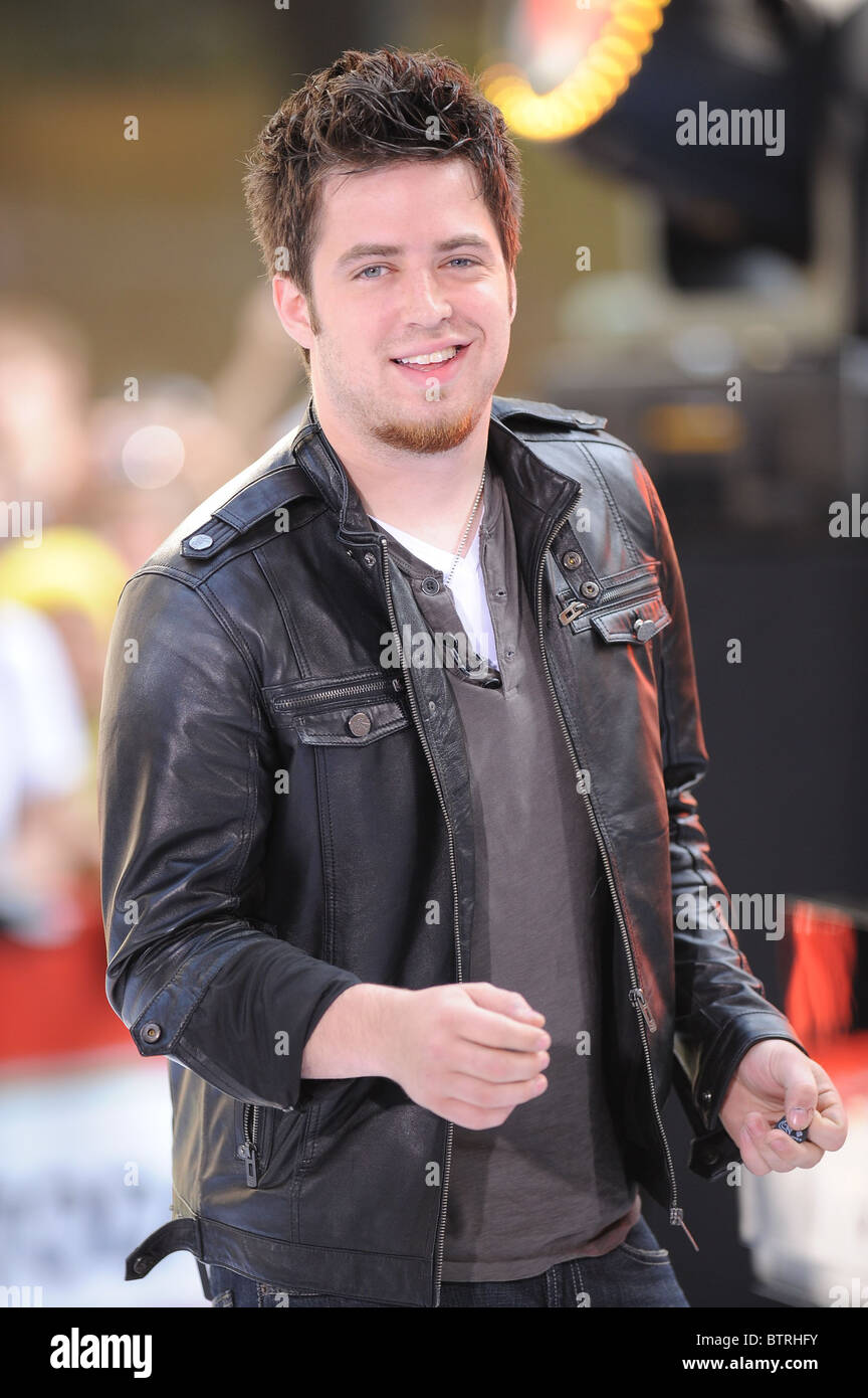 La NBC Today Show Concerto con vincitrice del premio American Idol e Runner-Up Foto Stock