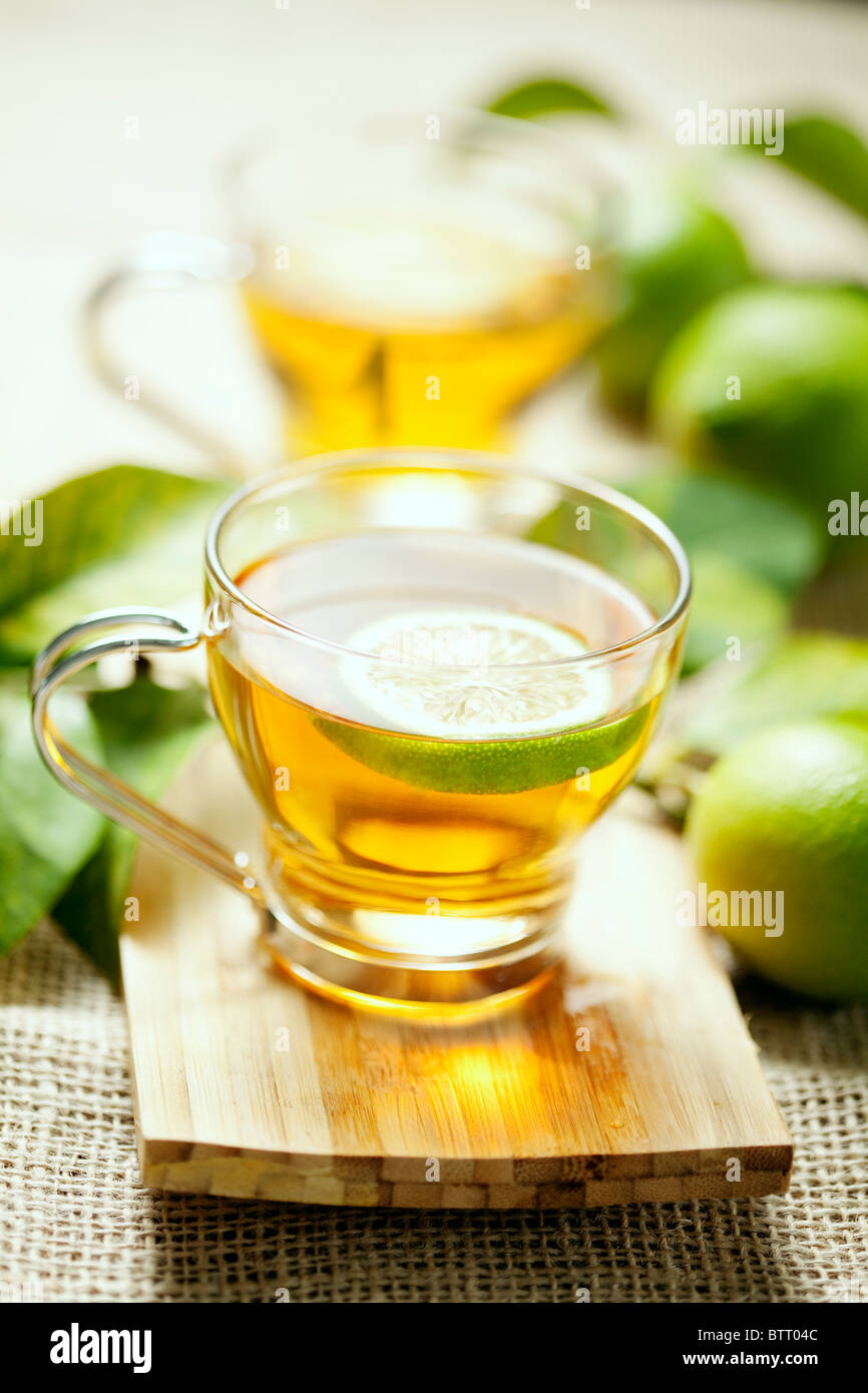 Tè al limone Foto Stock