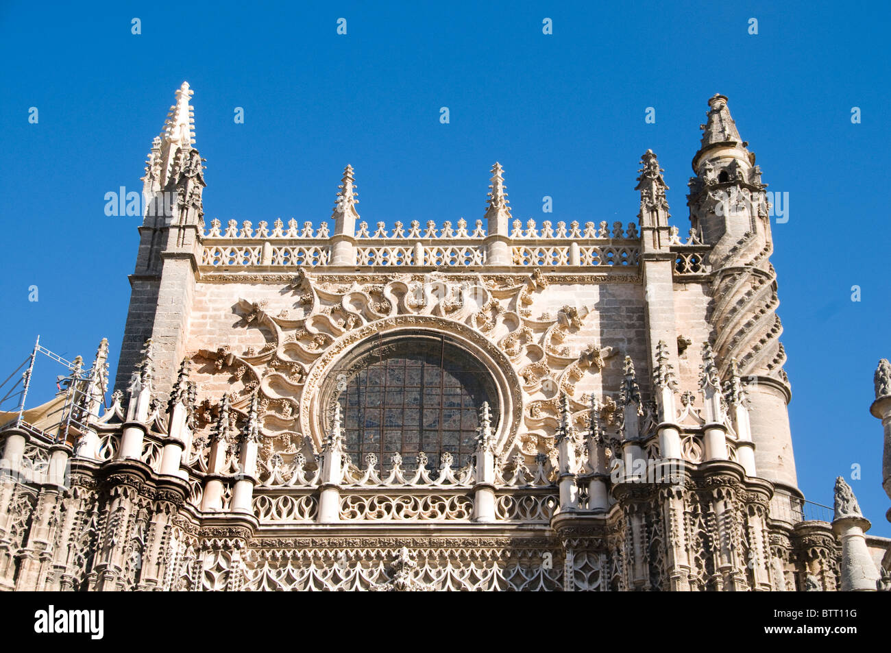 La Giralda Cattedrale Seville Spagna Andalusia Andalusia spagnolo Foto Stock