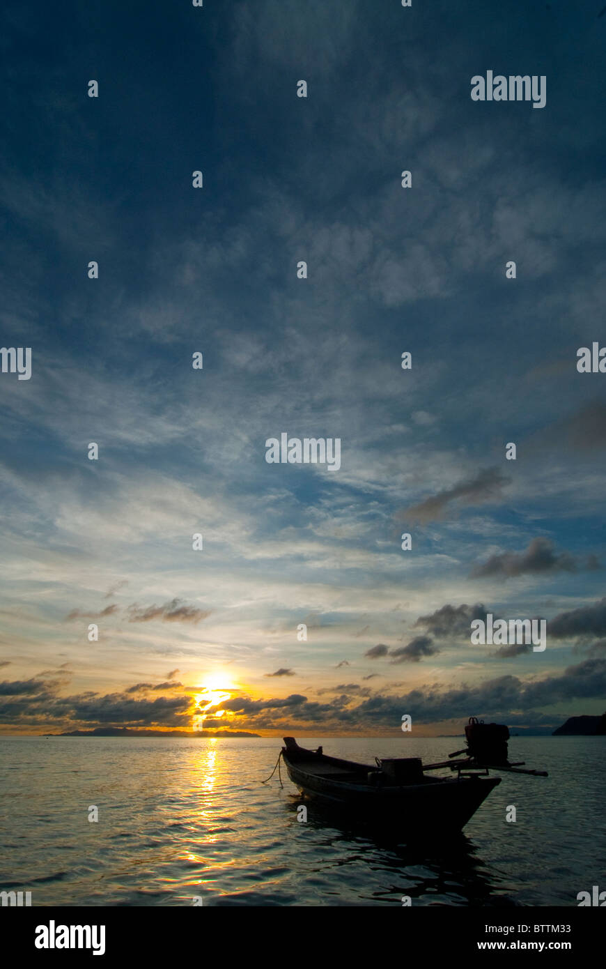 Sunrise a Ang Thong National Marine Park, Thailandia Foto Stock