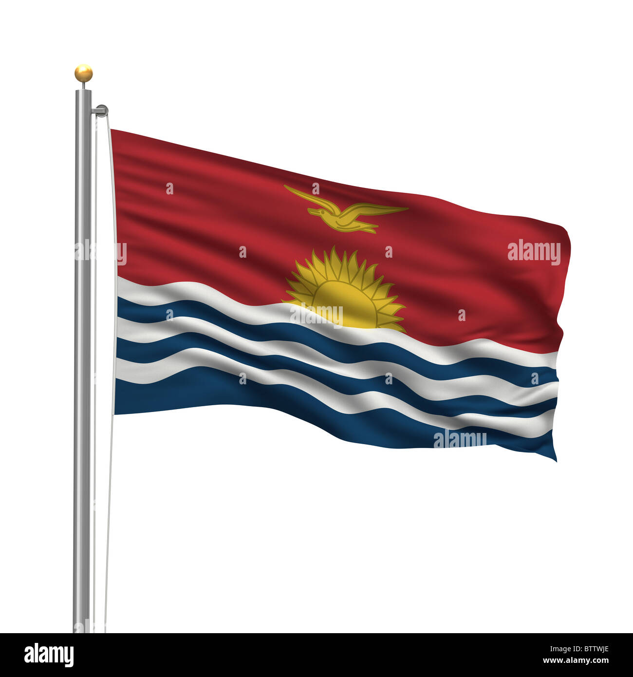 Bandiera di Kiribati Foto Stock