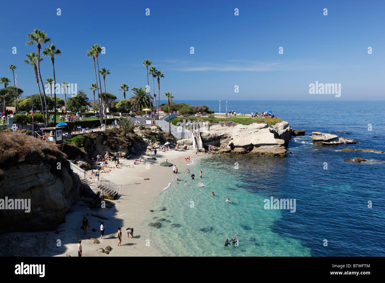 Spiaggia di La Jolla, California, Stati Uniti d'America. Foto Stock