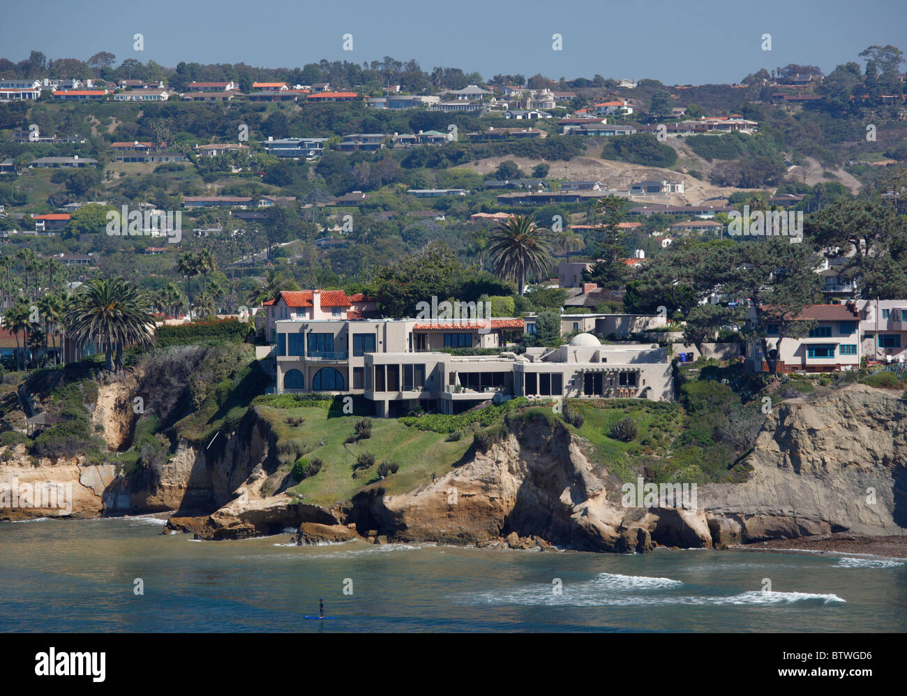 Costa del Pacifico vicino a La Jolla, California, Stati Uniti d'America. Foto Stock