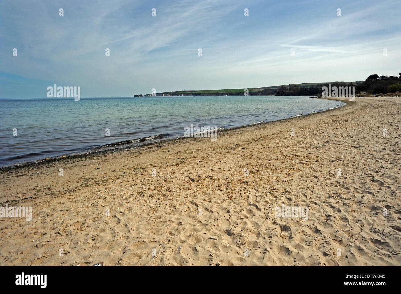 Studland beach in Dorset Foto Stock