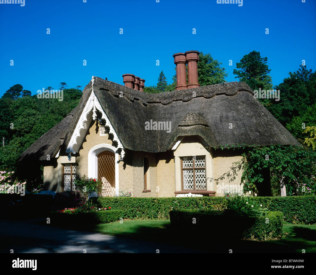 Cottage Ornee, Killarney, Co. Kerry, Irlanda Foto Stock