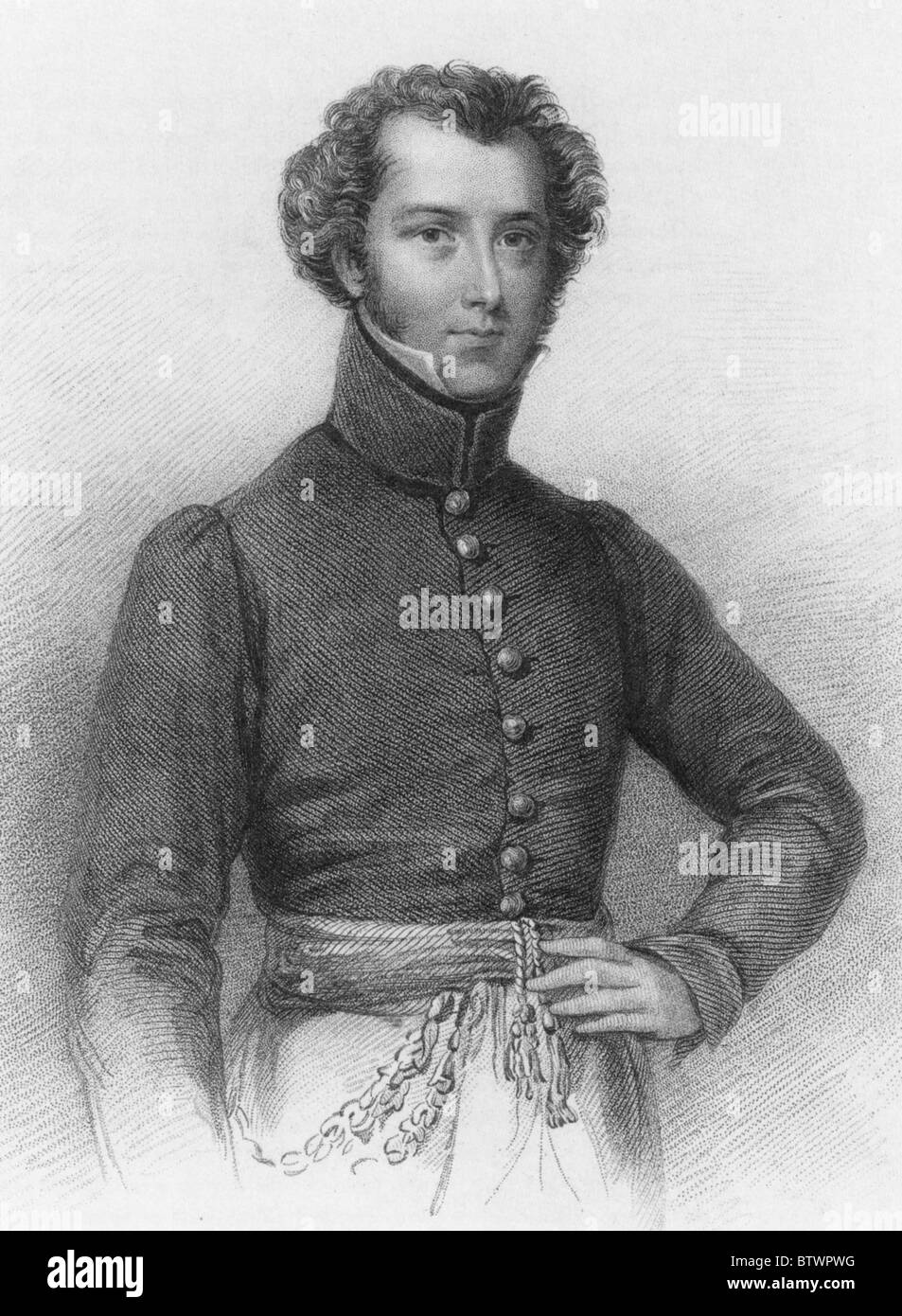ALEXANDER GORDON Laing (1793-1826) Scottish explorer e il primo europeo a raggiungere Timbuctù Foto Stock