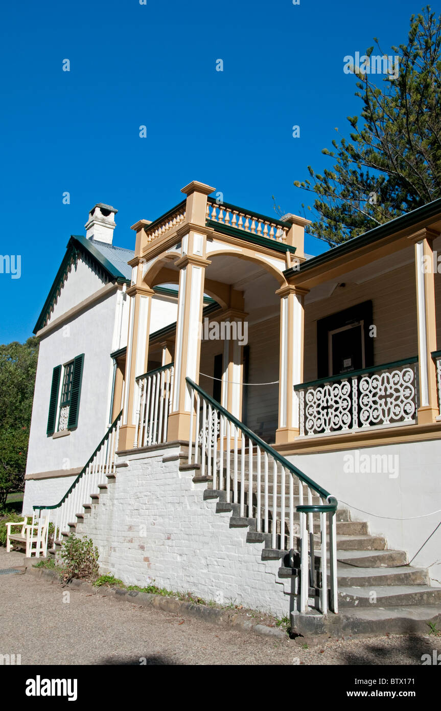 Commandants House, il sito storico di Port Arthur, Tasmania, Australia Foto Stock