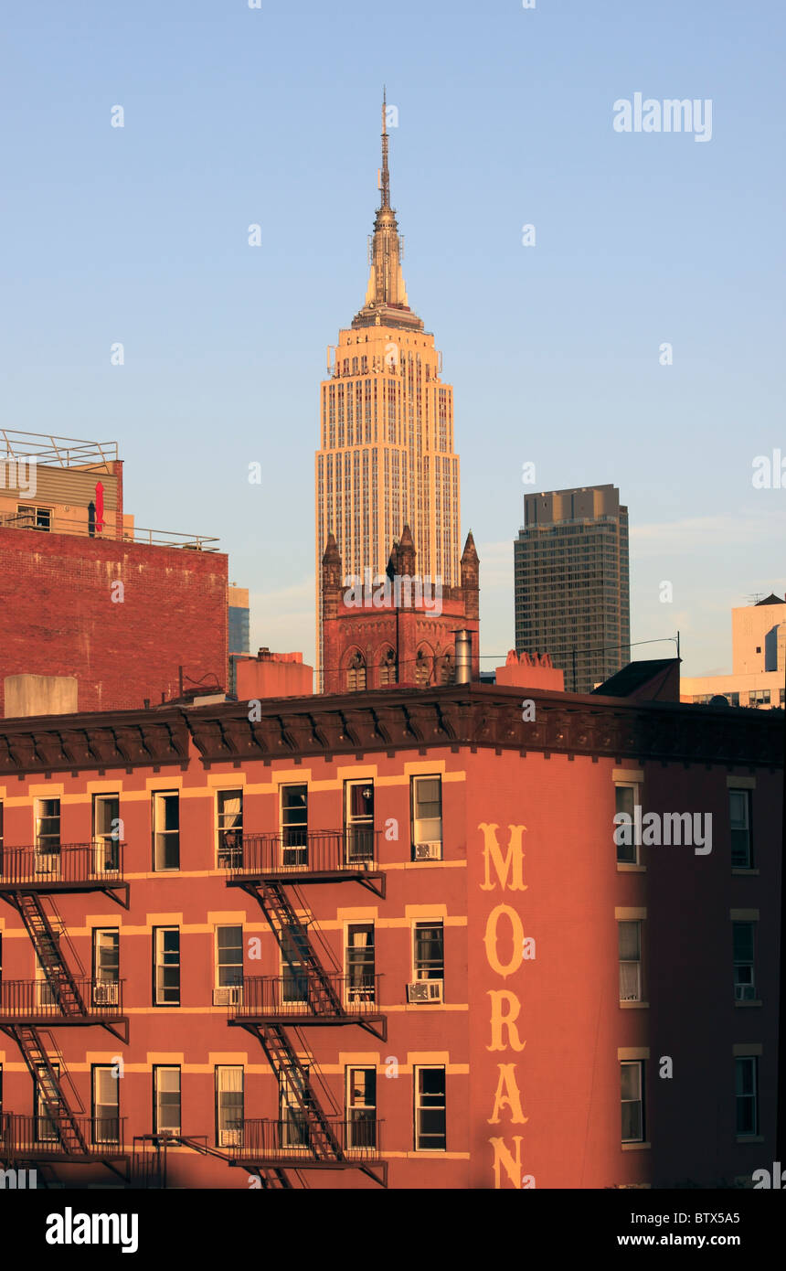 Empire State Building di New York City Foto Stock