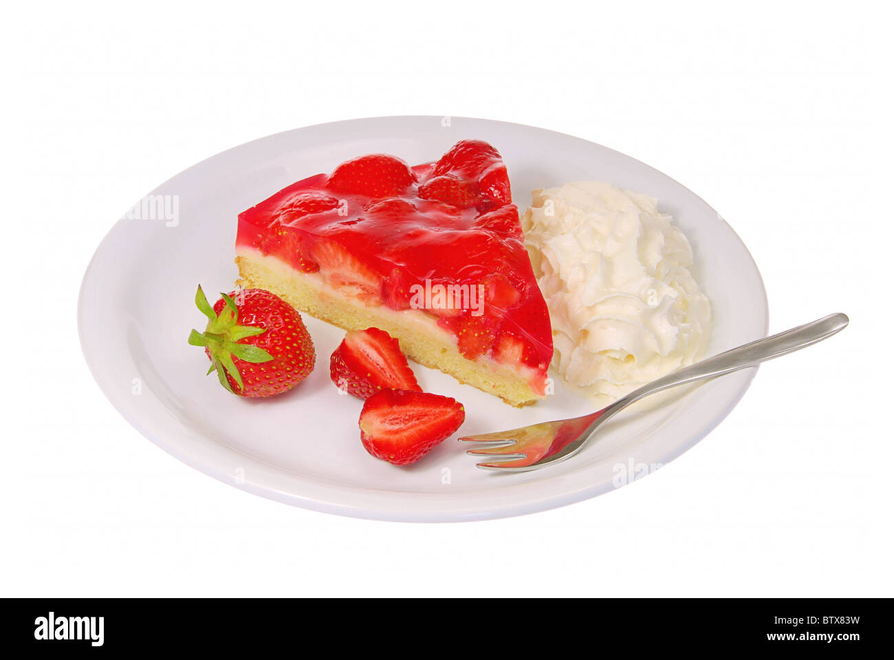 Erdbeertorte - la torta di fragole 04 Foto Stock
