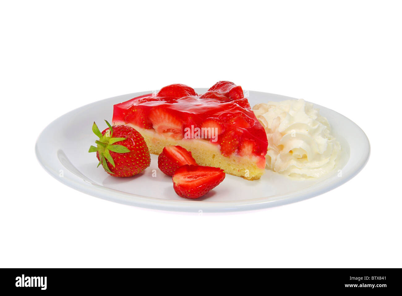 Erdbeertorte - la torta di fragole 05 Foto Stock