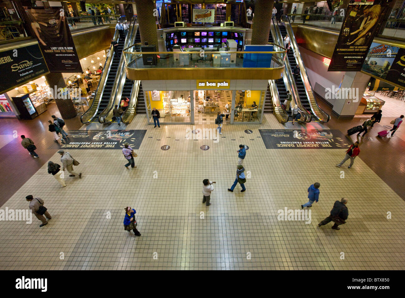 New York City la Port Authority Bus Terminal Foto Stock