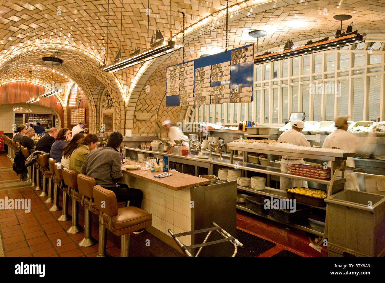 Oyster Bar presso la Grand Central Station Foto Stock