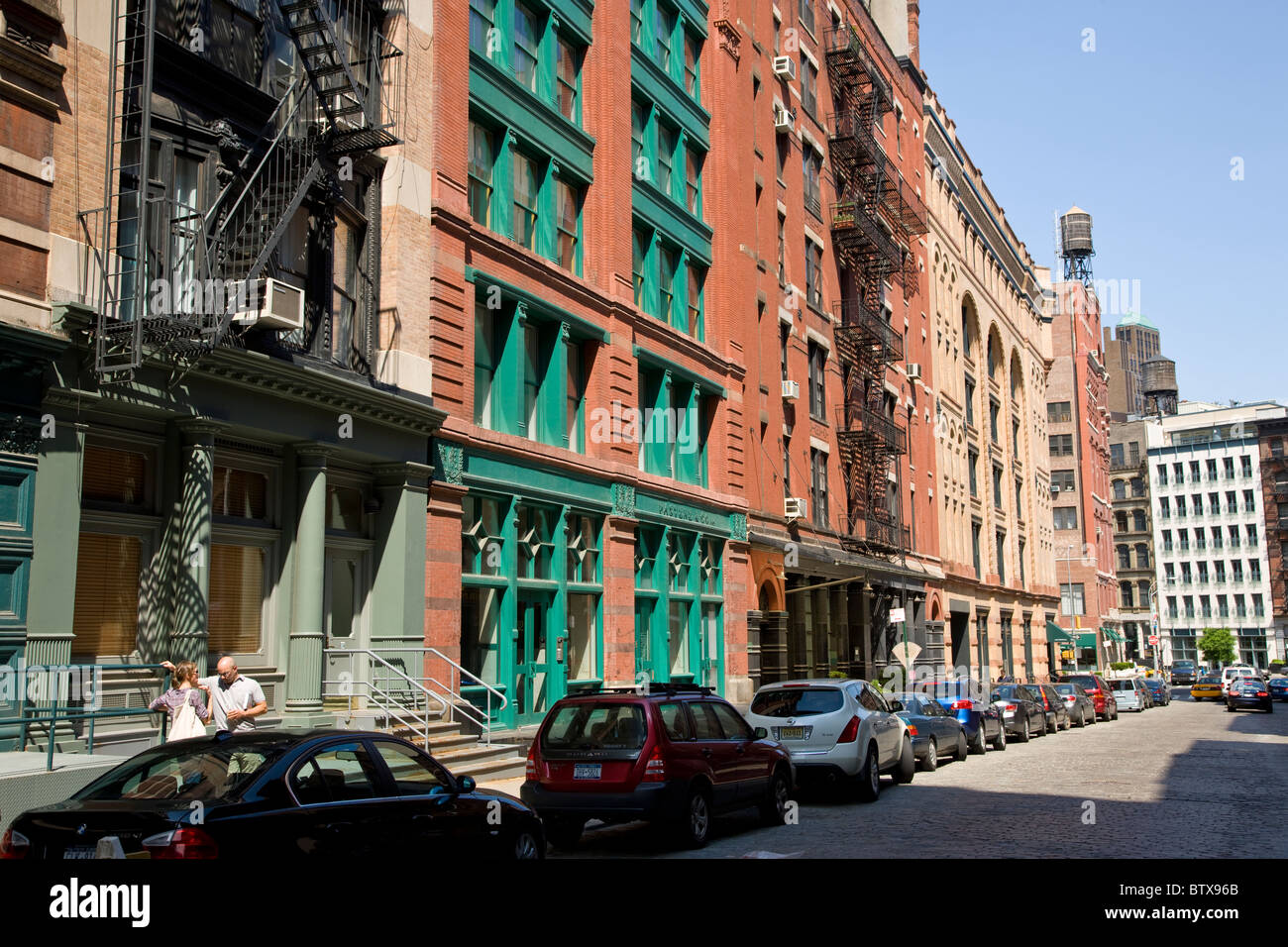 Franklin Street, area Tribeca Foto Stock