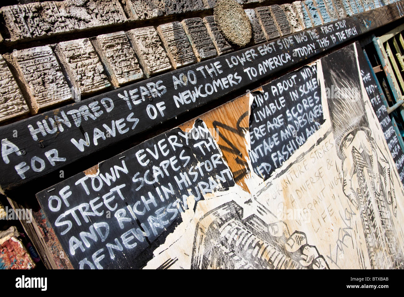 ABC NO RIO art center nel Lower East Side Foto Stock