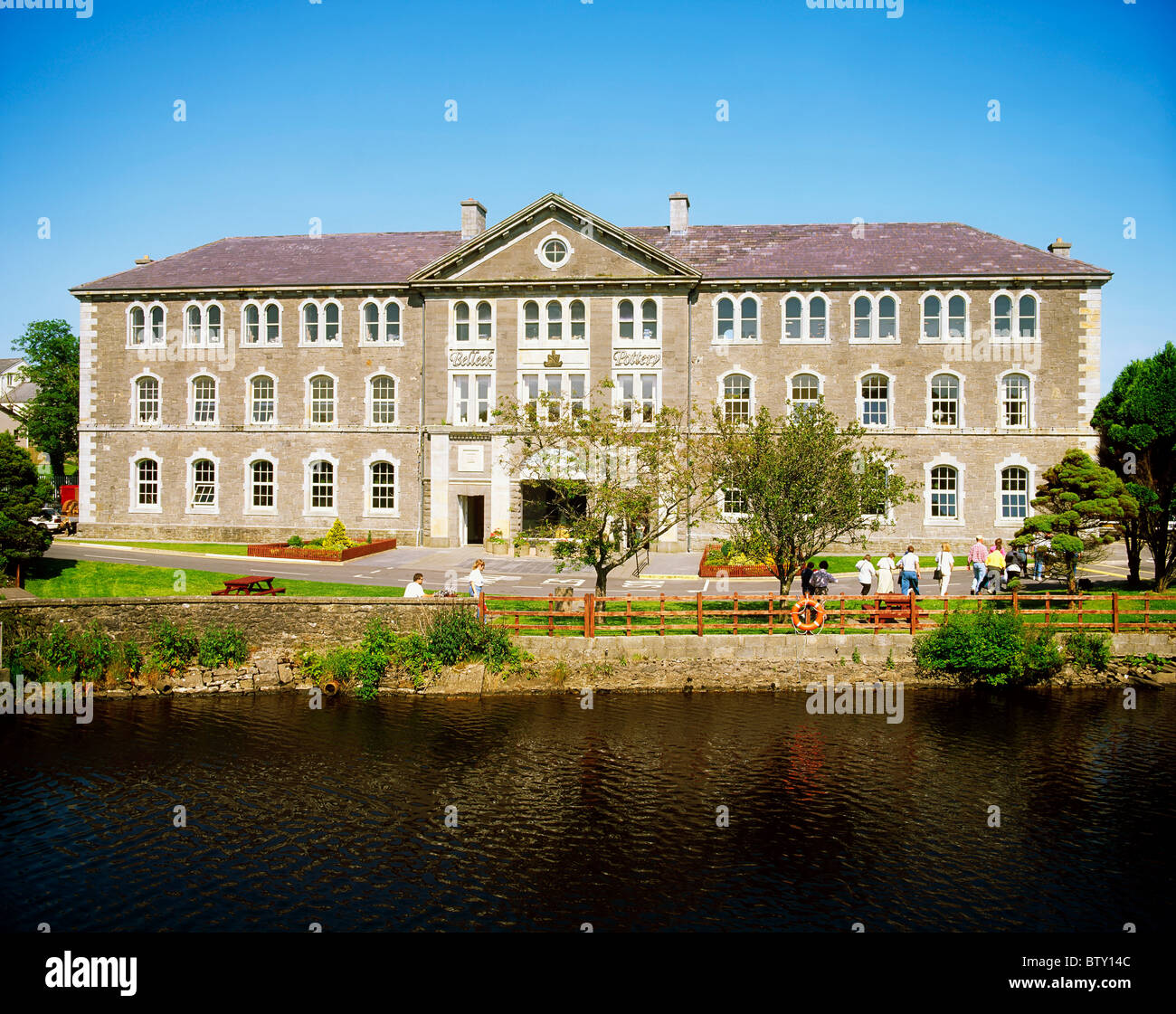 Belleek Pottery, Co Fermanagh, Irlanda Foto Stock