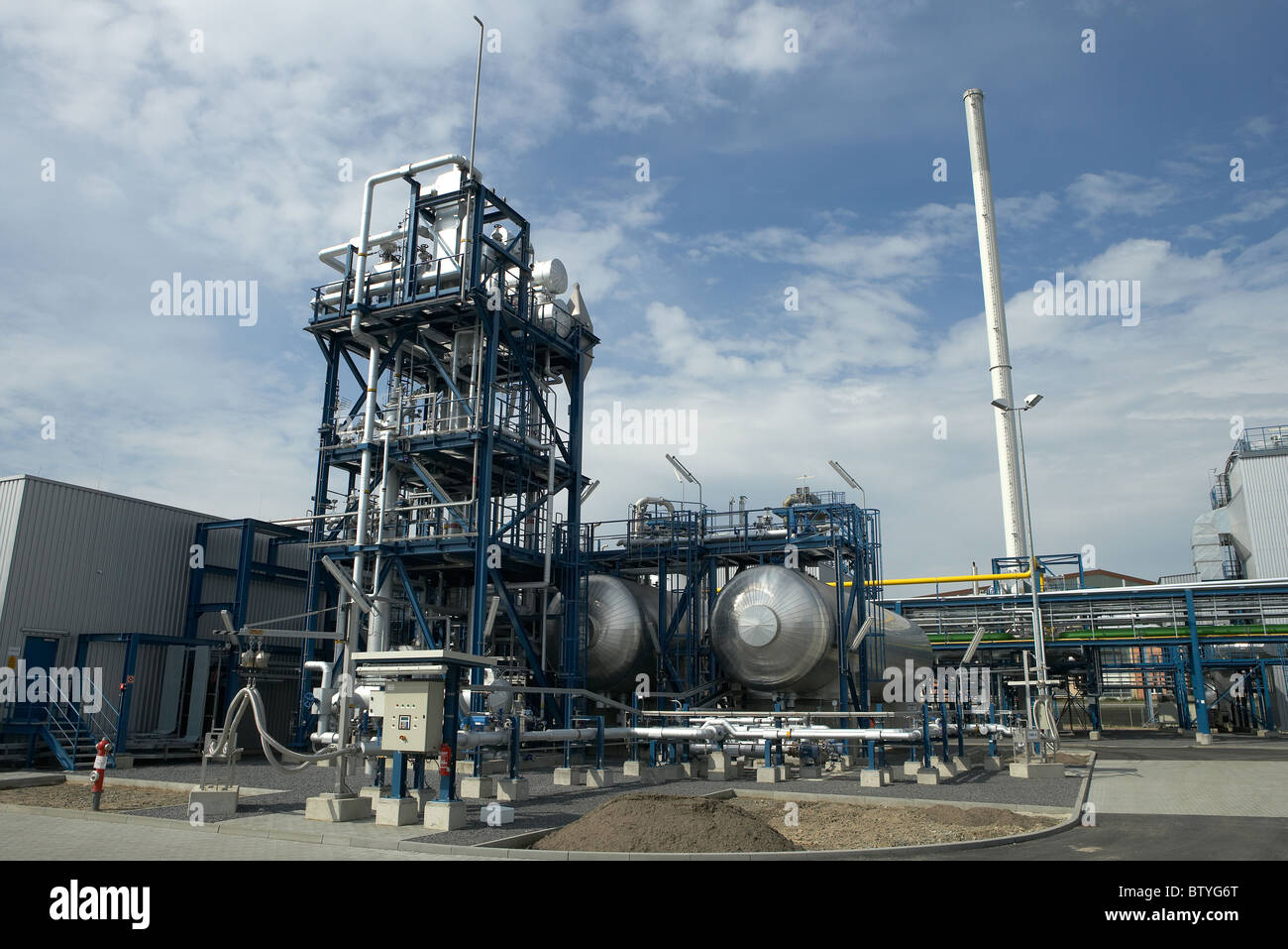 Schwarze Pumpe power station, Spremberg, Germania Foto Stock