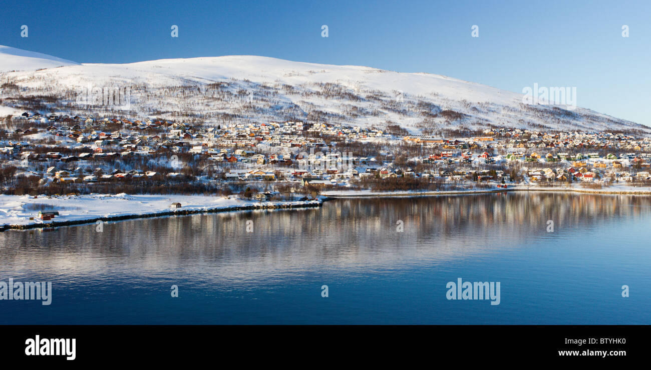 Kvaløya Tromsø Foto Stock