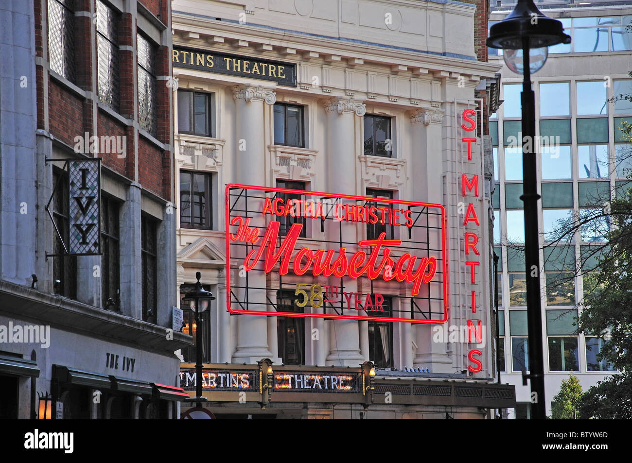 Agatha Christie's "Mousetrap' gioca, St.Martin's Theatre, West Street, Covent Garden, Greater London, England, Regno Unito Foto Stock