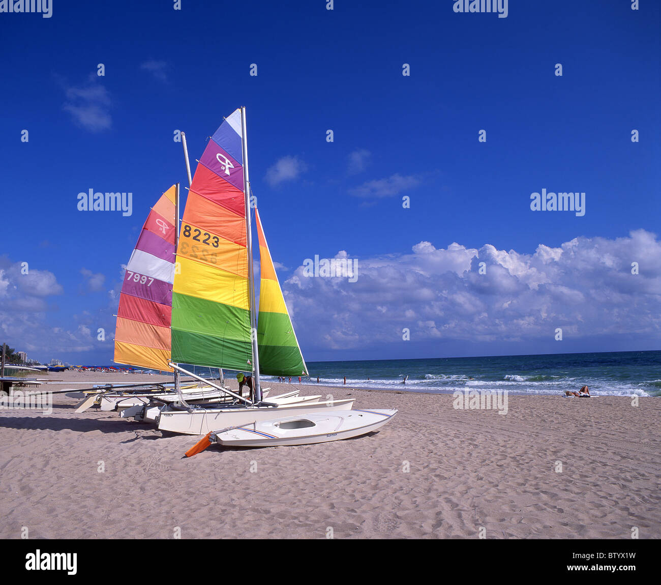 Fort Lauderdale Beach view, Fort Lauderdale, Florida, Stati Uniti d'America Foto Stock