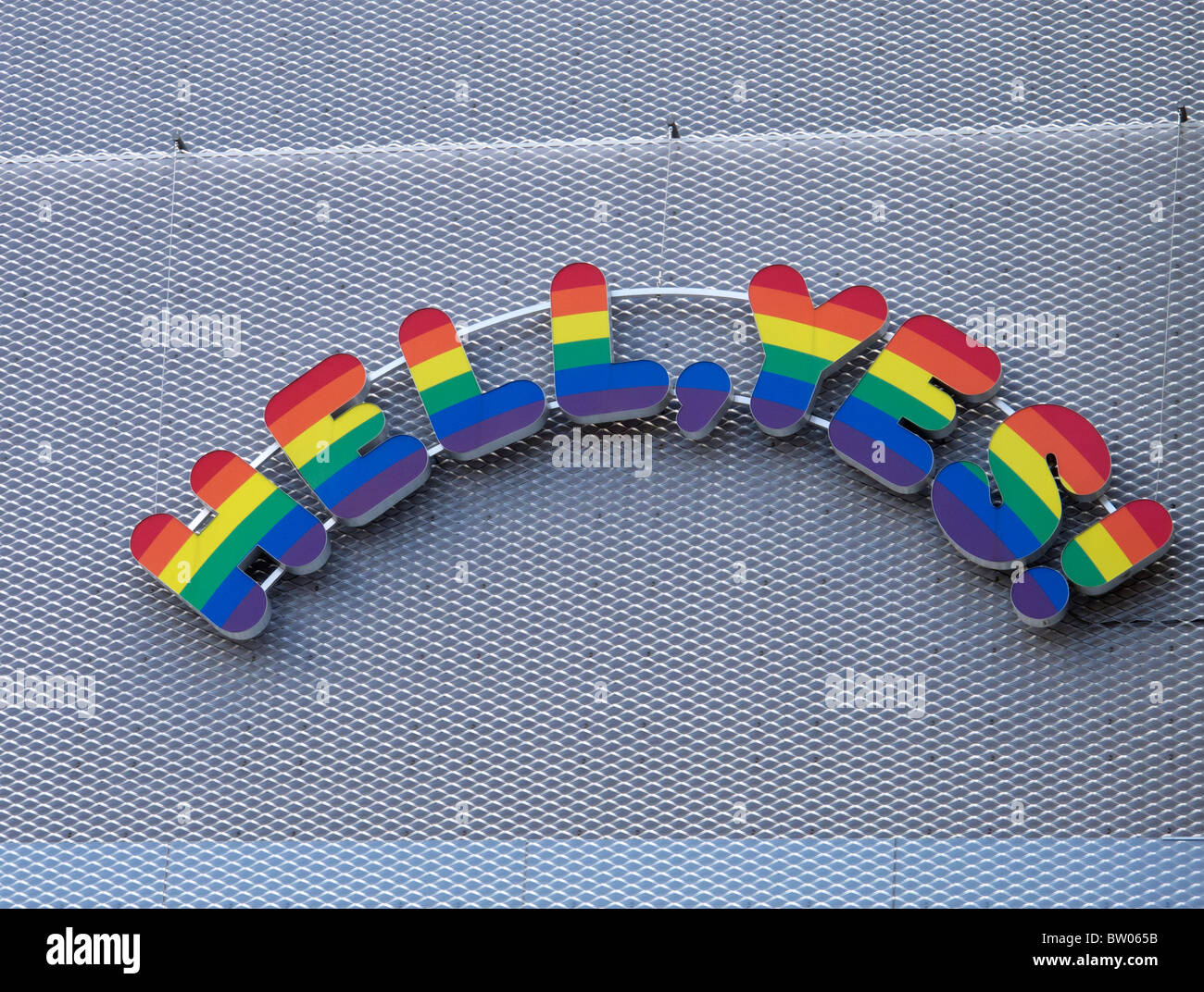 Esterno del nuovo Museo di Arte Contemporanea di Manhattan a New York City USA Foto Stock