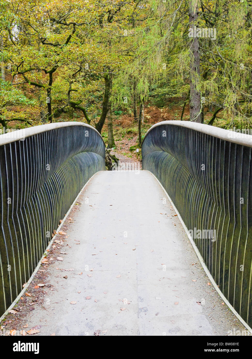 Woodburn ponte sul fiume Brathay a Skelwith Bridge nel Lake District National Park, Cumbria, Inghilterra. Foto Stock