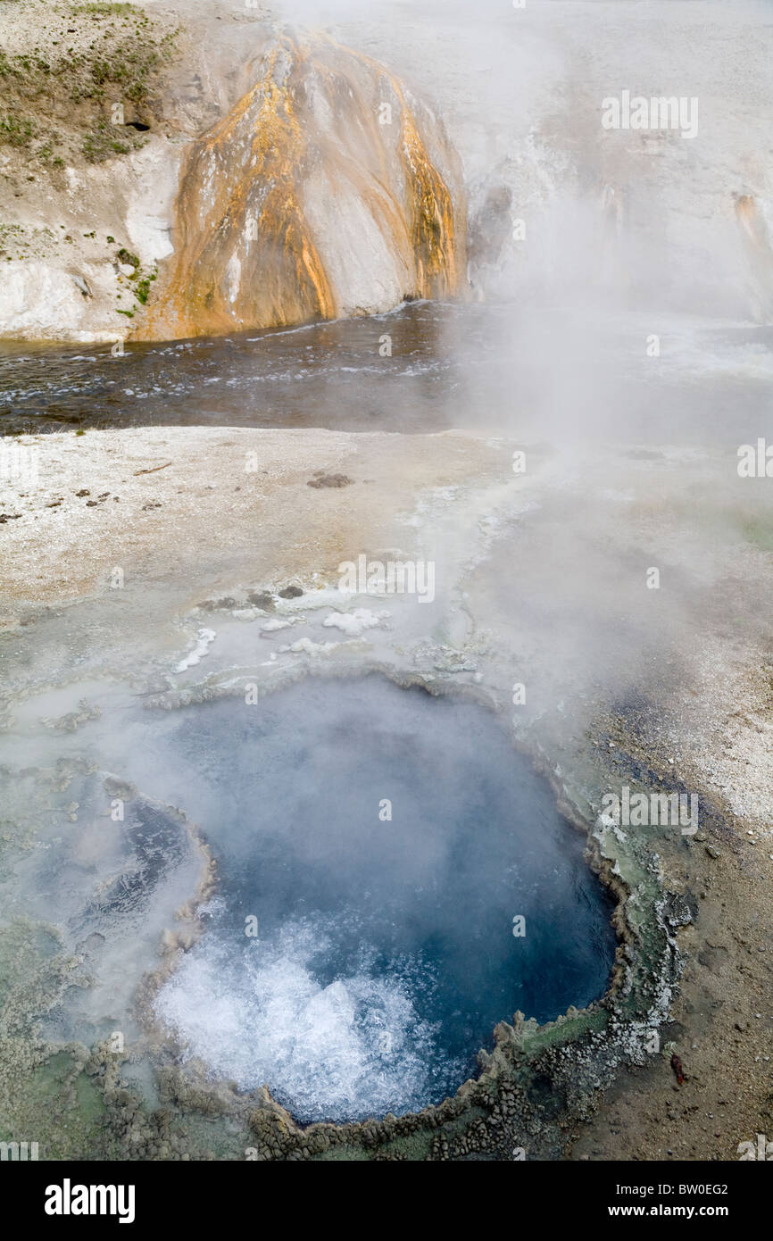 Chinaman molla 5, bacino superiore di Yellowstone Foto Stock