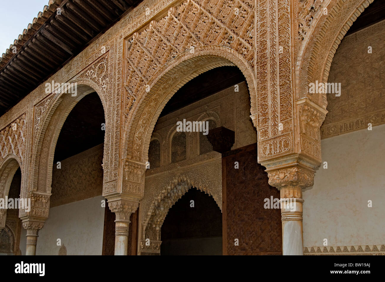 Alhambra Granada Spagna Andalusia Golden Palace Foto Stock