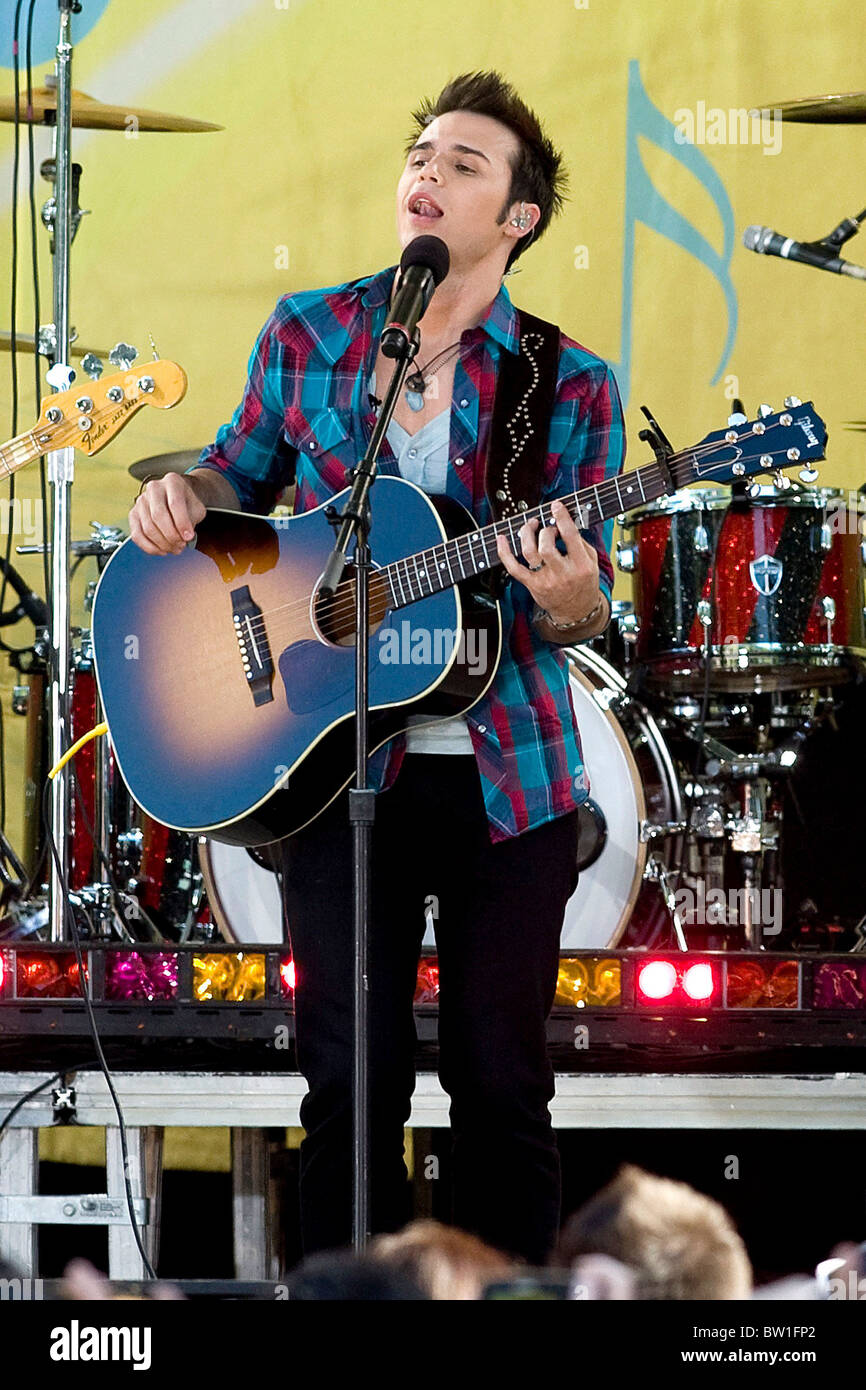 Good Morning America concerto con il Idol americano Foto Stock