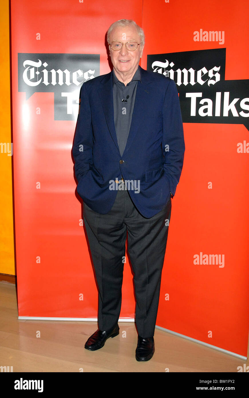 TimesTalks Conversazione con Sir Michael Caine Foto Stock