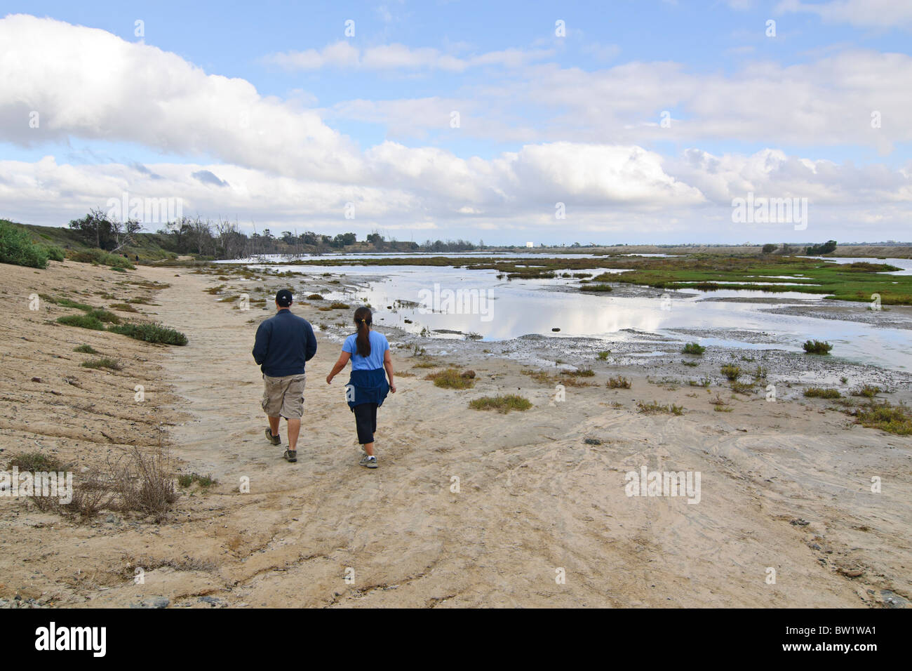 Bolsa Chica riserva ecologica delle zone umide. Foto Stock