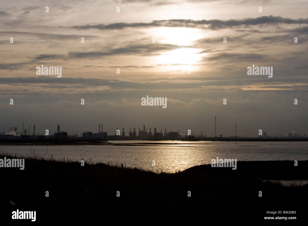 Rotte Teesport. L'acqua profonda porta sul Fiume Tees a Redcar. Foto Stock