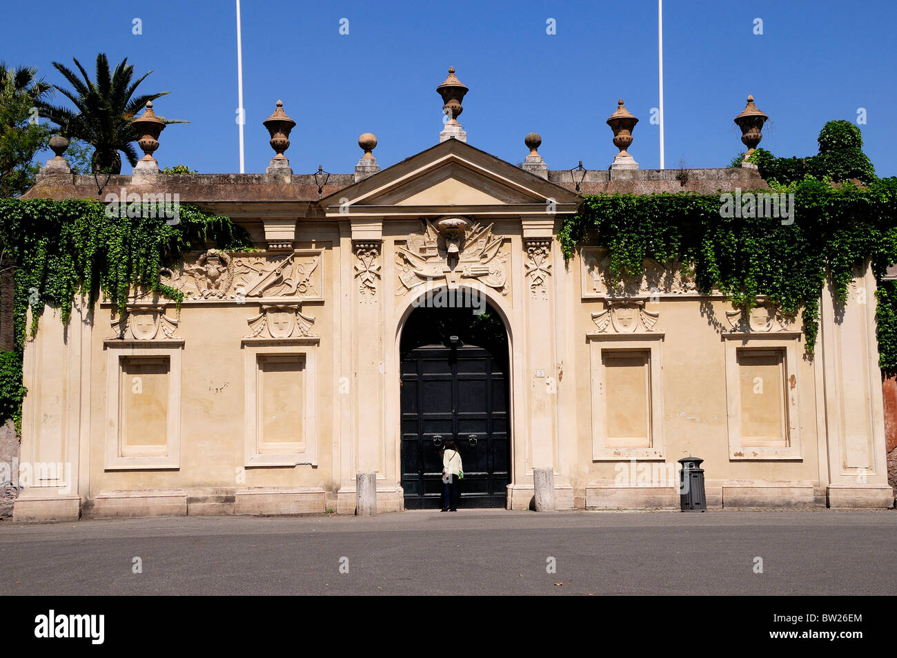 Prioiry dei Cavalieri di Malta, Aventino Foto Stock