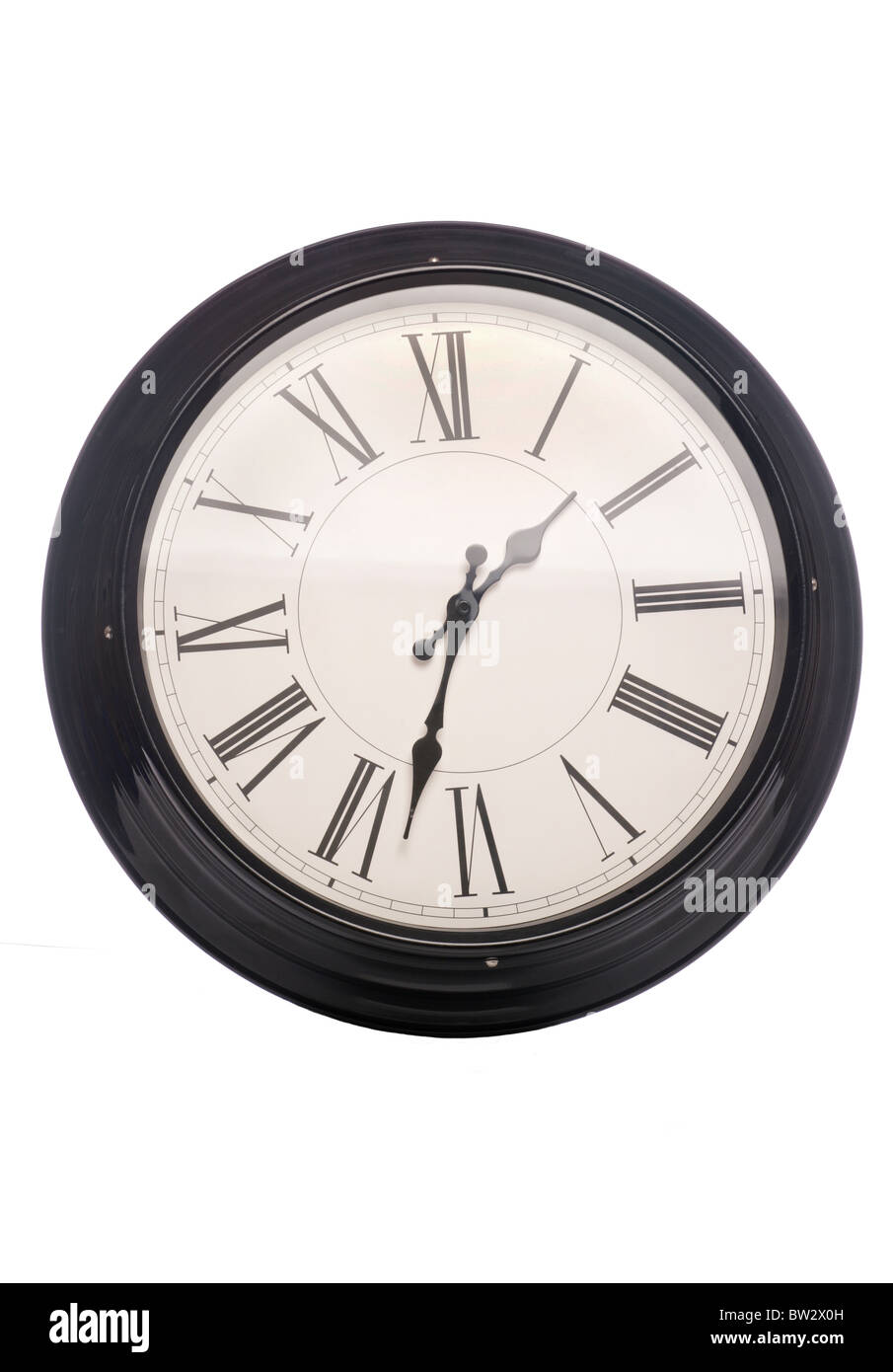 Vintage orologio da parete di esclusione di studio Foto Stock