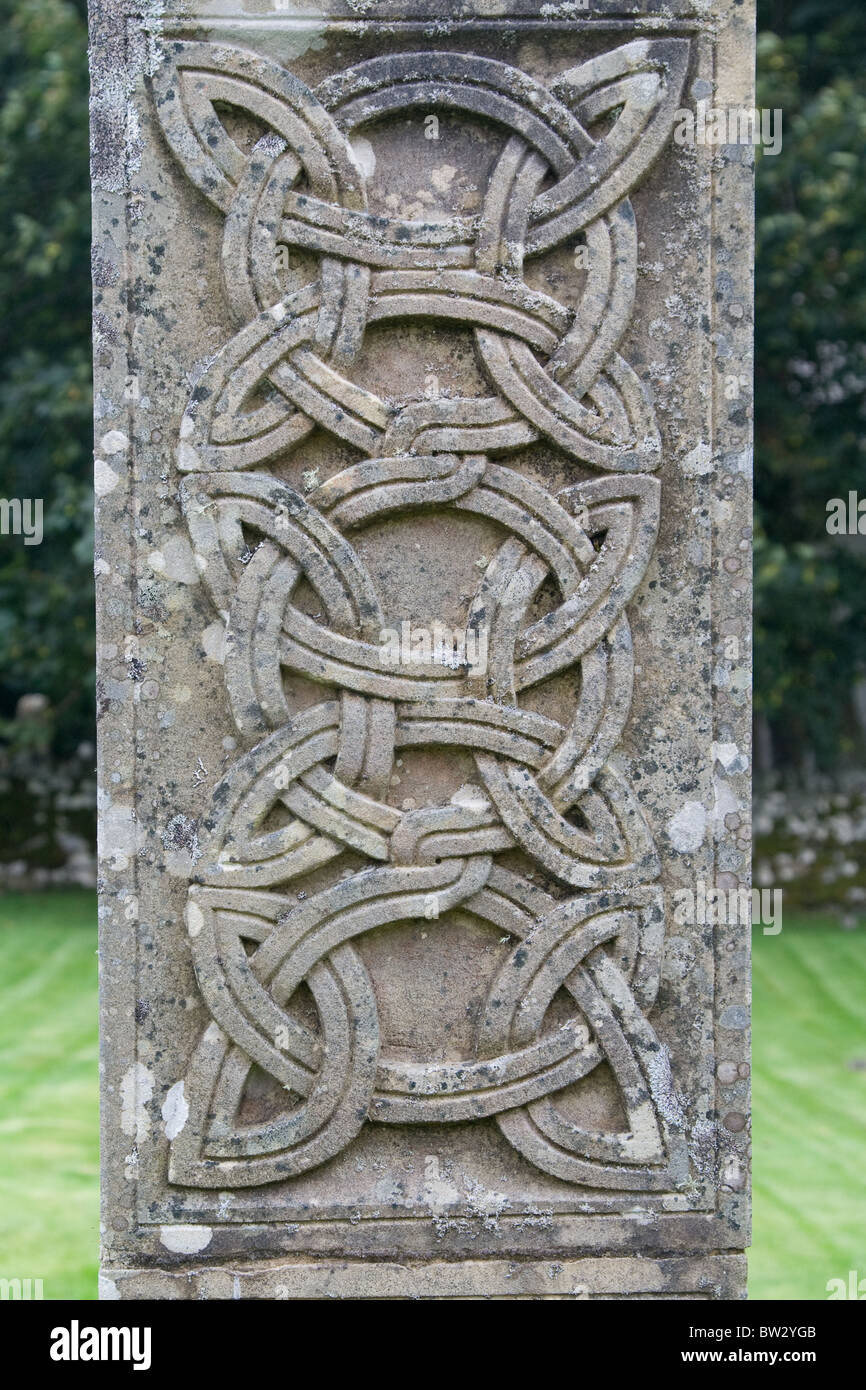 Nodo celtico design. Foto Stock