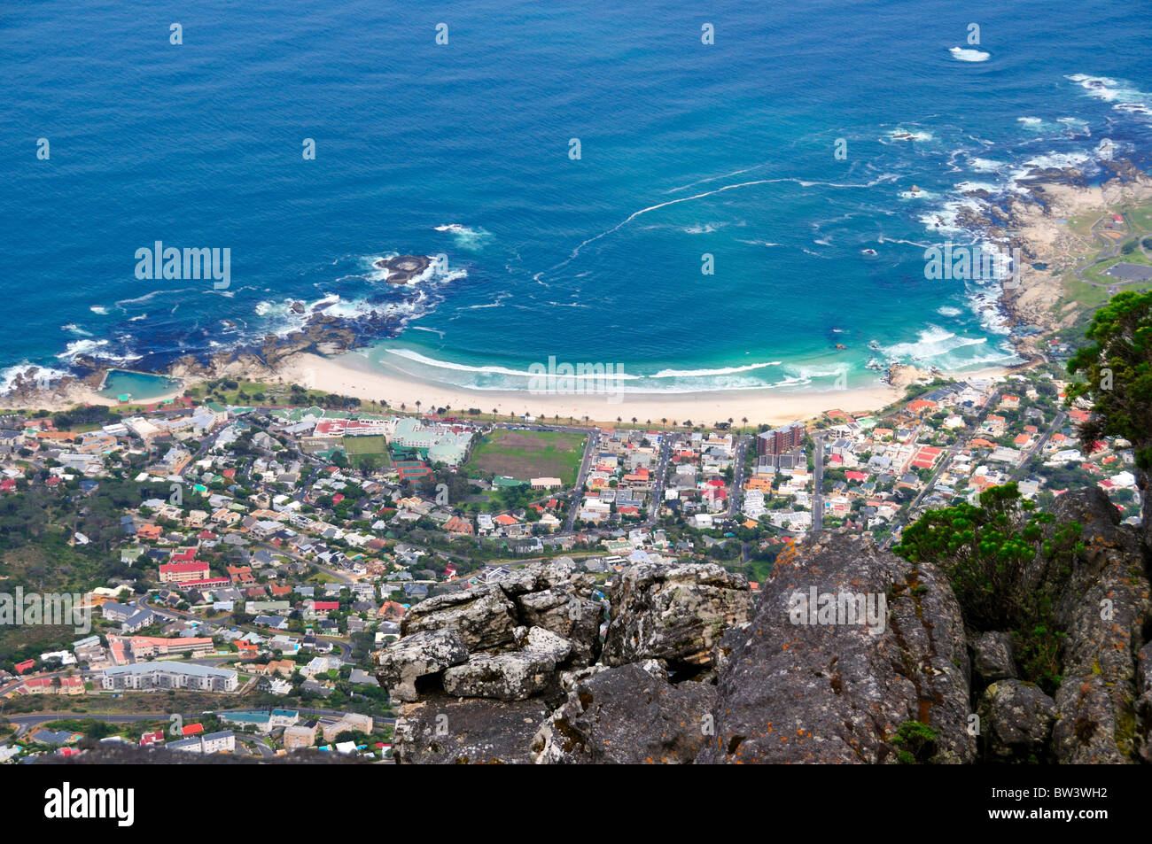 Clifton Beach, Città del Capo, Sud Africa. Foto Stock