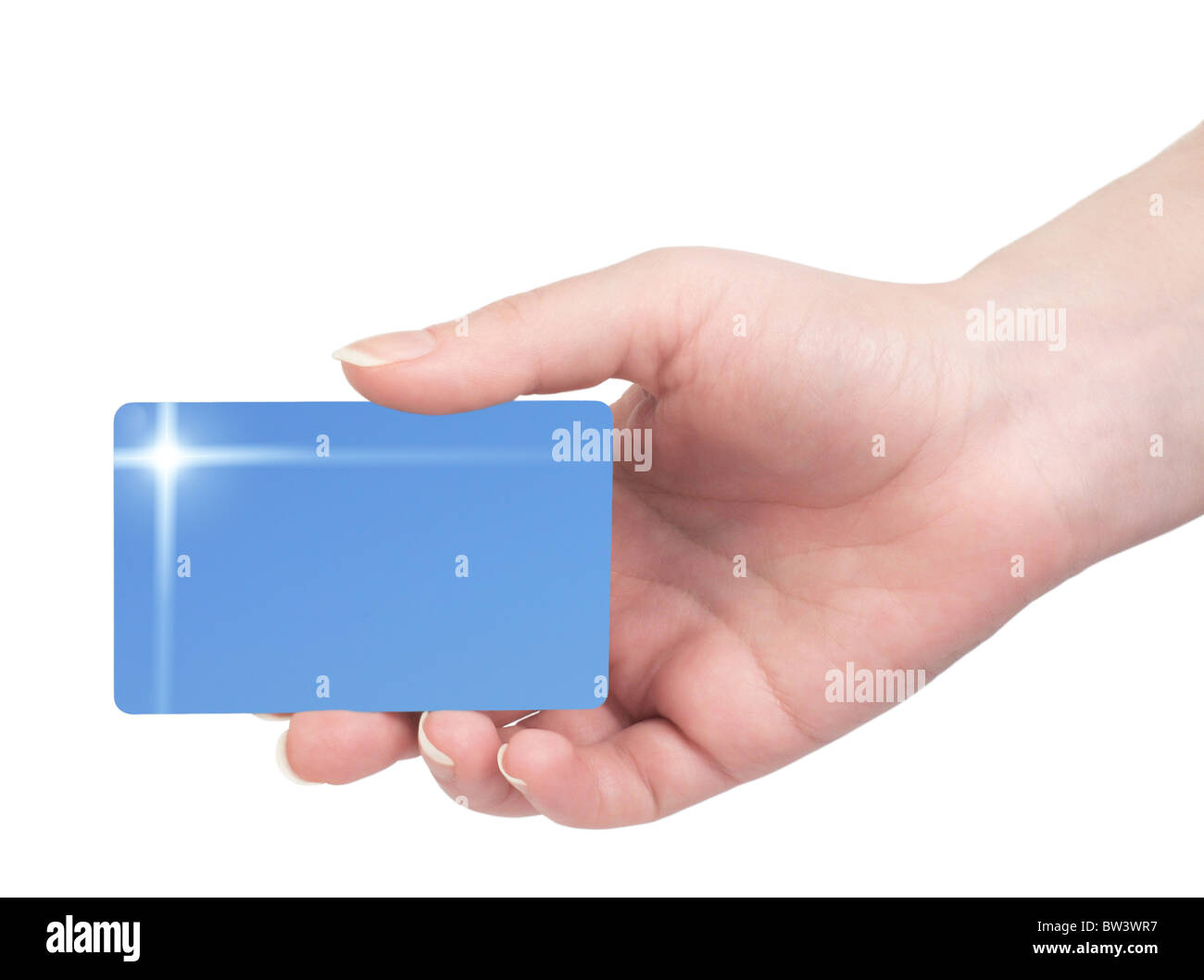 Modello per il testo sulla vostra scheda di affari in blu,profondità di campo, concentrarsi sulla mappa Foto Stock