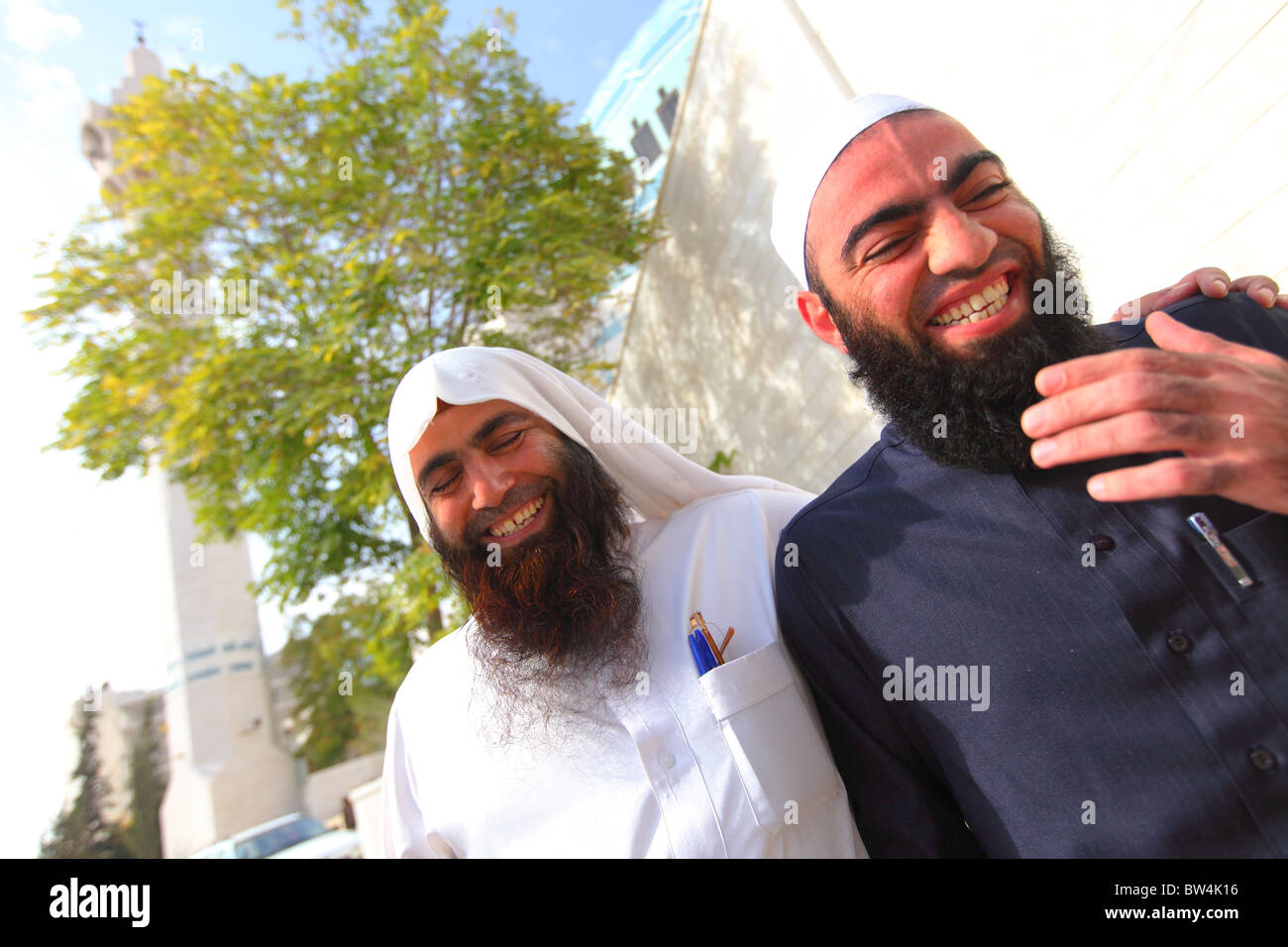 Amman, Giordania, downtown area, la città, la moschea, il Re Abdullah moschea, ritratto, uomo musulmano Foto Stock