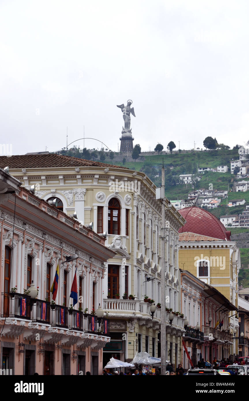 La Virgen de Quito Foto Stock