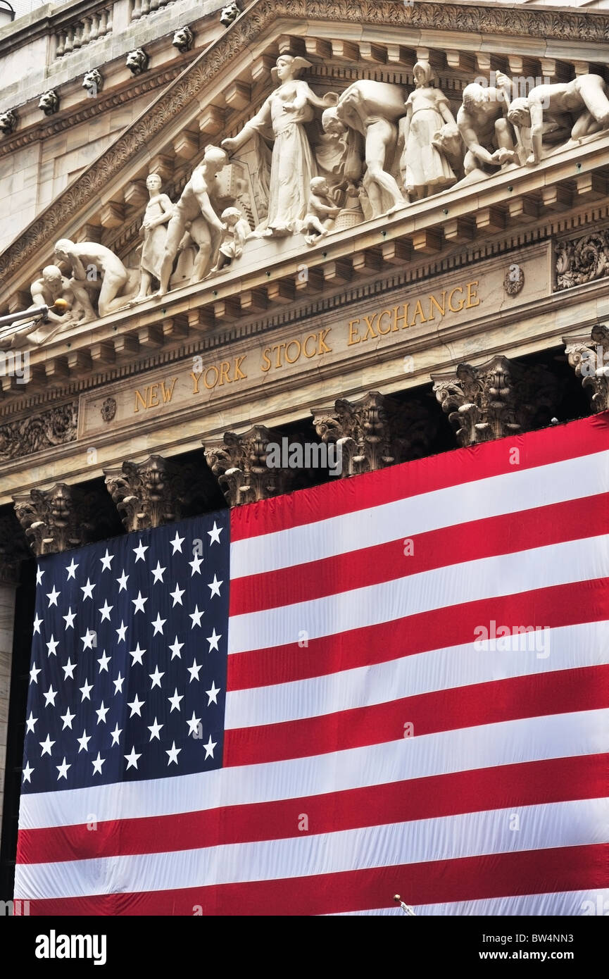 New York Pila Exchange Foto Stock