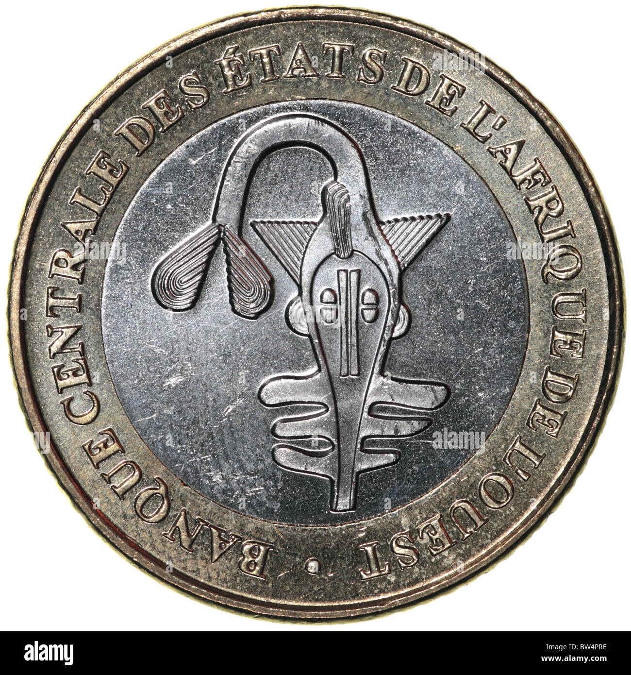 West African Franc Coin Foto Stock