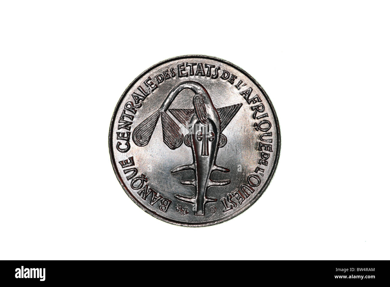 West African Franc Coin Foto Stock